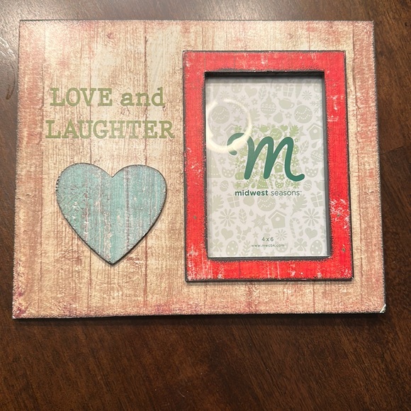 Other - Love and laughter wood frame
